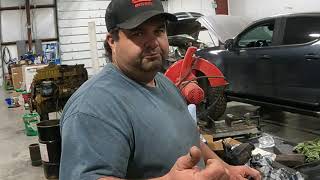 24 valve Cummins power steering pump replace/rebuild.