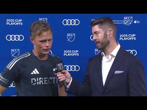 Jeppe Tverskov Postgame! San Diego Advance to Conference Finals! | 2025 Audi MLS Cup Playoffs