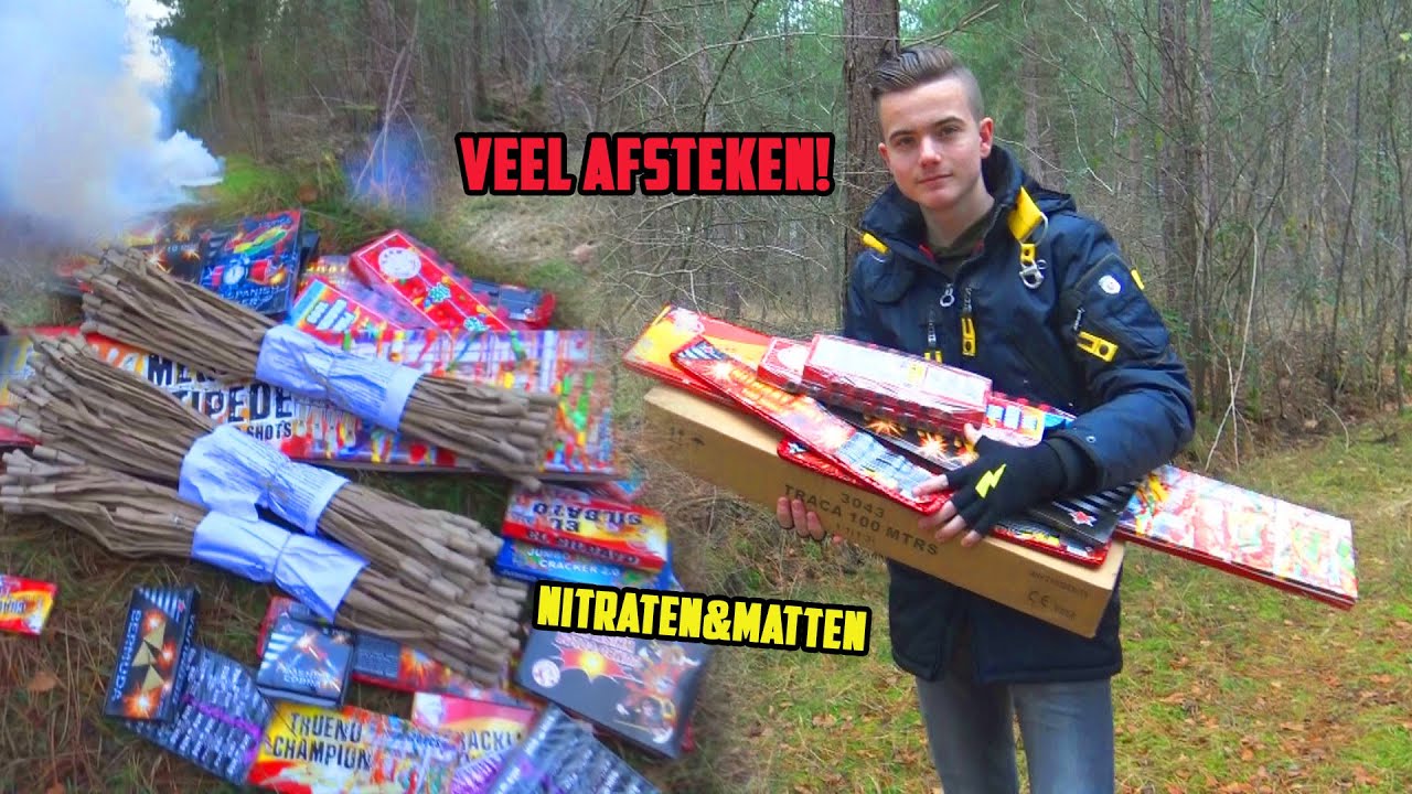 VEEL VUURWERK AFSTEKEN IN BELGIE!