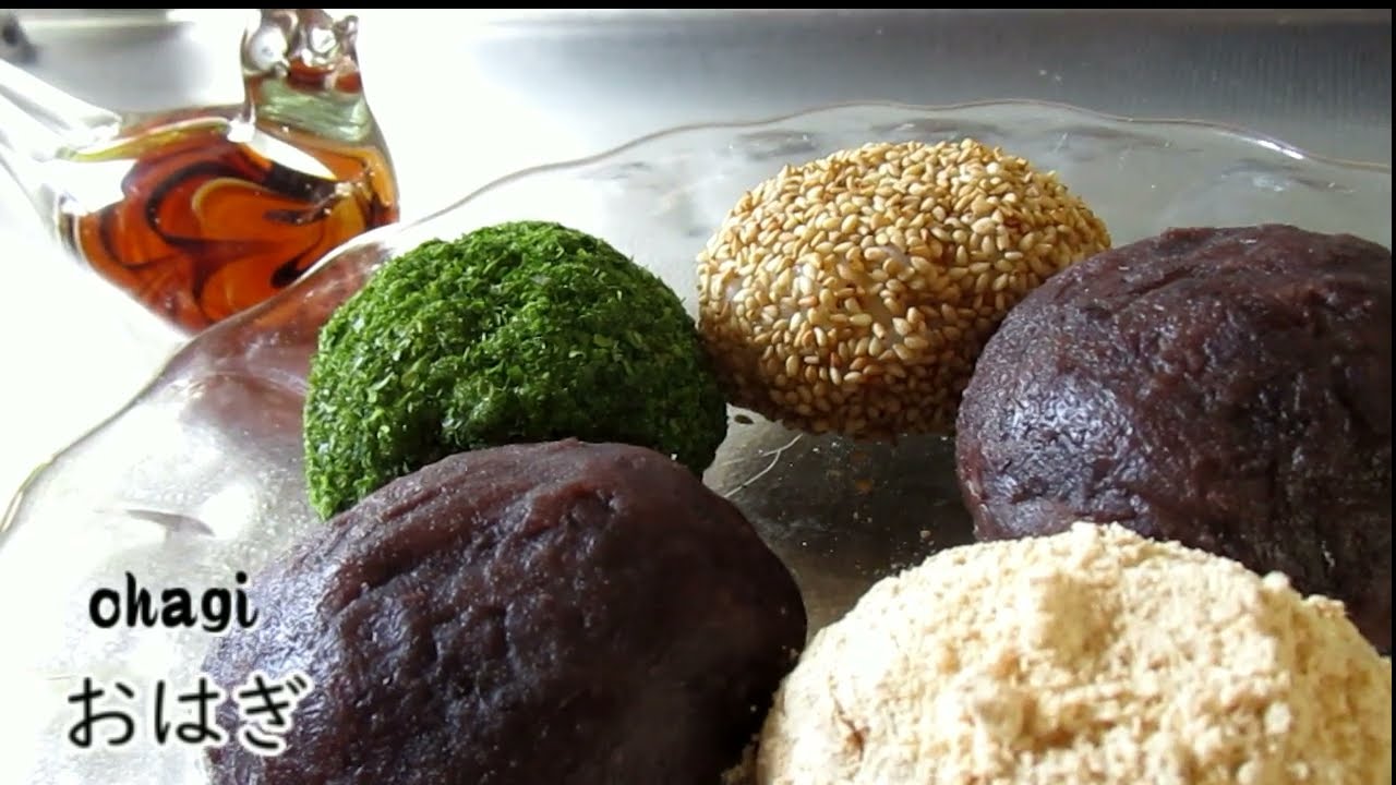 おはぎ】切り餅1個とお米をチンしてモチモチのおはぎ！ - YouTube