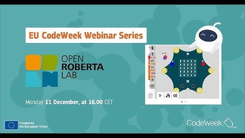 EU Code Week Webinar x Open Roberta 20231211 160252 Meeting Recording
