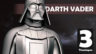 DARTH VADER (Star Wars) | Zbrush Sculpt Timelapse 3 | Sergio Hualde