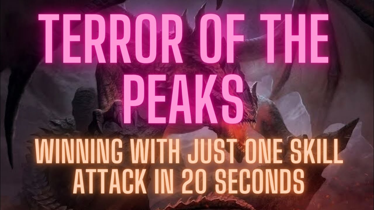 MTG : TERROR  OF THE PEAKS - WINNING TURN WIRH 20 SECONDS
