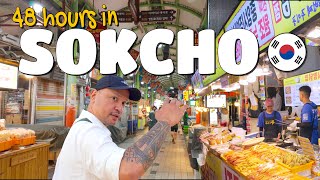 Exploring Sokcho South Korea | Korean Street Food, Stunning Coastal Views and a coffee fiasco