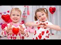 Happy Valentine&#39;s Day with Stephi and Dasha + more fun videos for kids