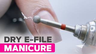 Stop Cutting Cuticles | Try E-File Manicure Instead | Base Coat for Short Natural Nails