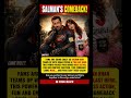 Salman Khan's HUGE Comeback with Disha Patani! #shorts #viral #trending