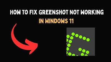 How to Fix Greenshot Not Working in Windows 11