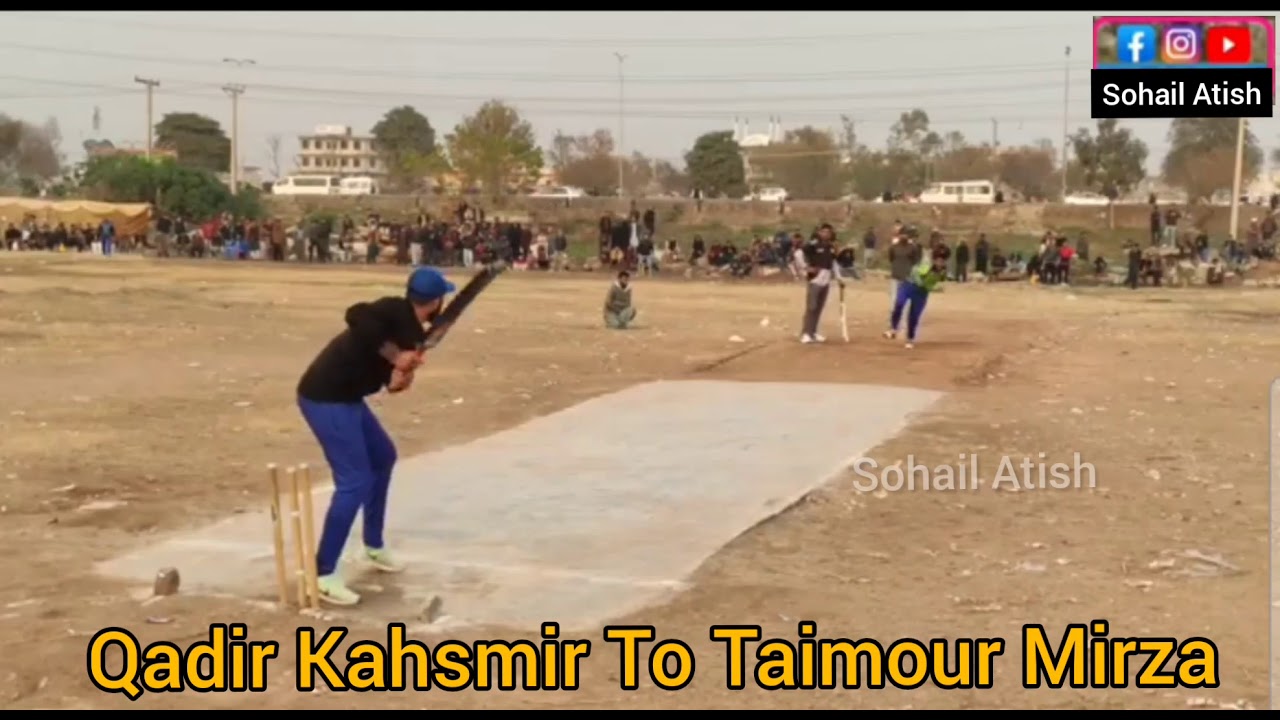 Qadir Kashmiri Excelent bowling vs Taimour Mirza in Rawalapindi - YouTube