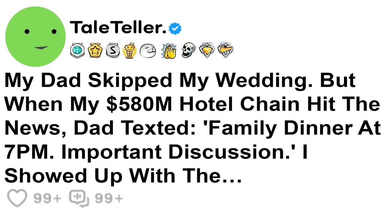 Мой отец пропустил мою свадьбу. Но когда моя сеть отелей стоимостью 580 миллионов долларов попала...