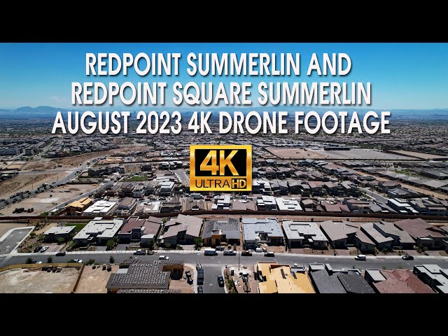 Redpoint Summerlin And Redpoint Square Summerlin August 2023 4K Drone Footage