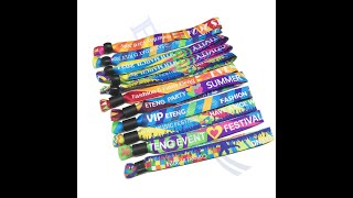 Custom Woven Wristbands for Events
