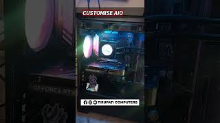 Customize AIO cooler me aap apni पसंद ki image ya logo laga sakte ho,