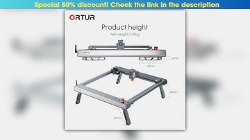 Ortur Upgrading Accessories Foldable FeetExtension Kit 400x850mmm Work Area for Ortur Laser Master