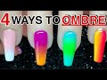 4 WAYS TO OMBRÉ WITH GEL POLISH | Nailsbykamin