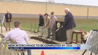 West Virginia leaders break ground on new I-64 exit in Culloden