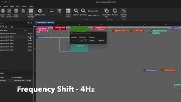 How does the new Biamp 5.4.0 onwards Frequency Shifter effect speech and music? Does it?