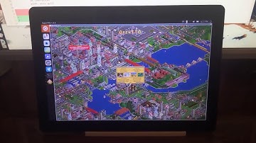 openTTD game on Ubuntu Tablet