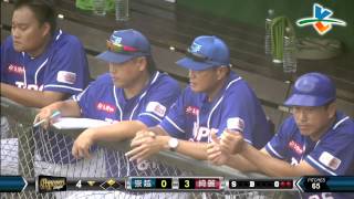 20140626 爆米花 崇越VS綺麗 4下 梅納茲「臨去秋波」再貢獻一分打點二壘安打