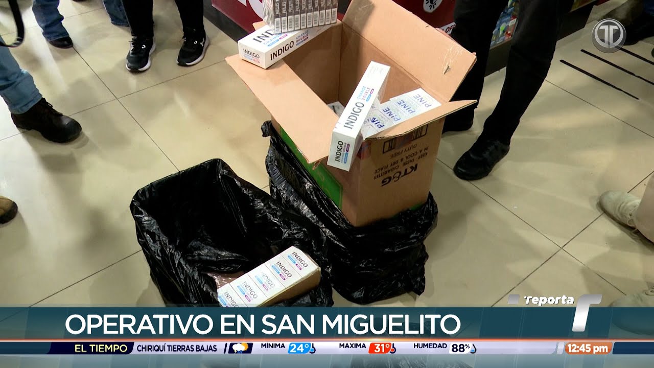 Detectan productos vencidos y de contrabando en comercios de San Miguelito
