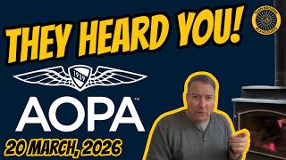 Big AOPA Shakeup! 20 March 2026