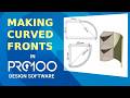 Curved Fronts in PRO100 Software