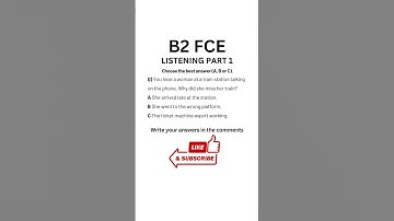 B2 First (FCE) Listening Practice Test 2025 - Part 1 #b2firstlisteningtests #learningenglish #fce