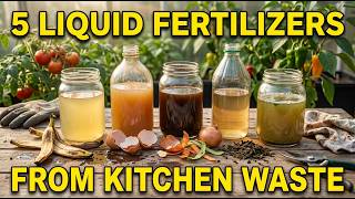 5 Liquid Fertilizers That Make Plants Grow Like Crazy from Kitchen Waste