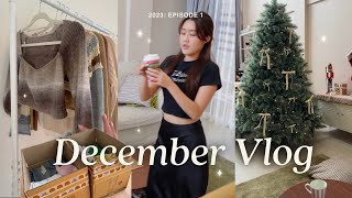 December Vlog🧦คลิปสิ้นปีแบบยาวสะใจ, พาไปช้อปปิ้ง, เก็บเสื้อผ้า จัดบ้านธีม Christmas | Peanut Butter