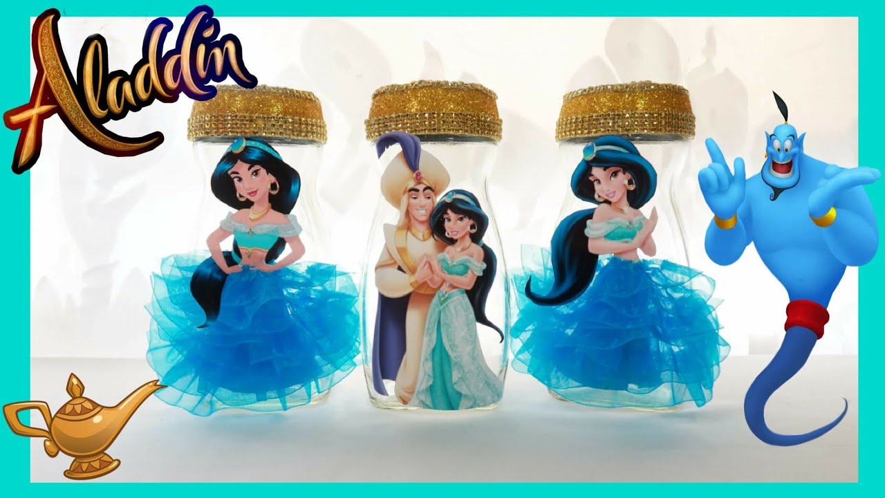 COMO HACER SET DE ORGANIZADORES DE ALADDIN | TEMATICA DE PRINCESA JASMINE