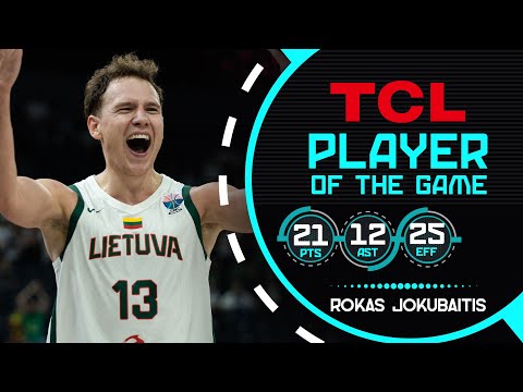 Rokas Jokubaitis (21 PTS) | TCL Player Of The Game | LTU 🇱🇹 vs MNE 🇲🇪 | FIBA EuroBasket 2025