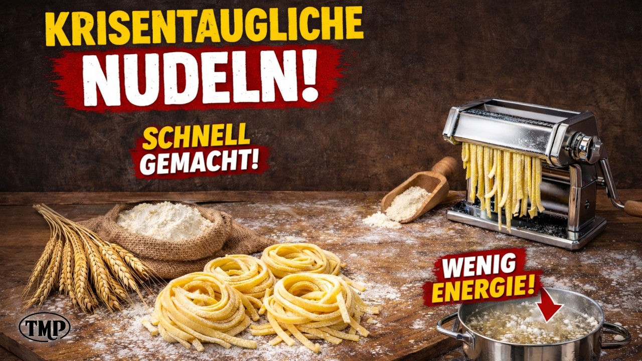Energiesparende Krisentaugliche Nudeln - einfaches Rezept!