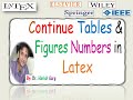 How to Continue Table and Figure on Next Page with Same Caption Number in LATEX