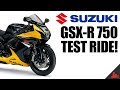 Suzuki GSX-R 750 Test Ride!