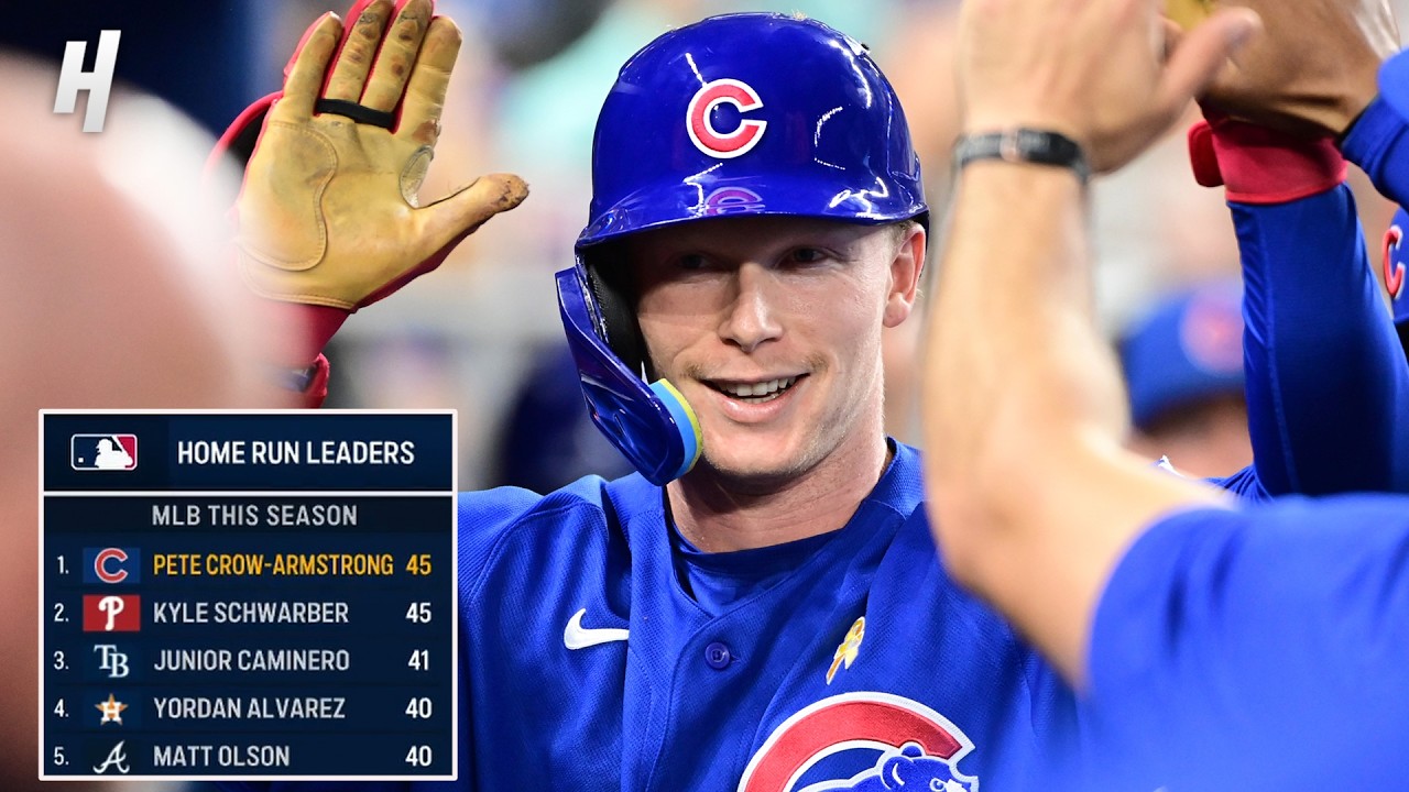 Pete Crow-Armstrong TIES Schwarber With His 45th Home Run! 🔥