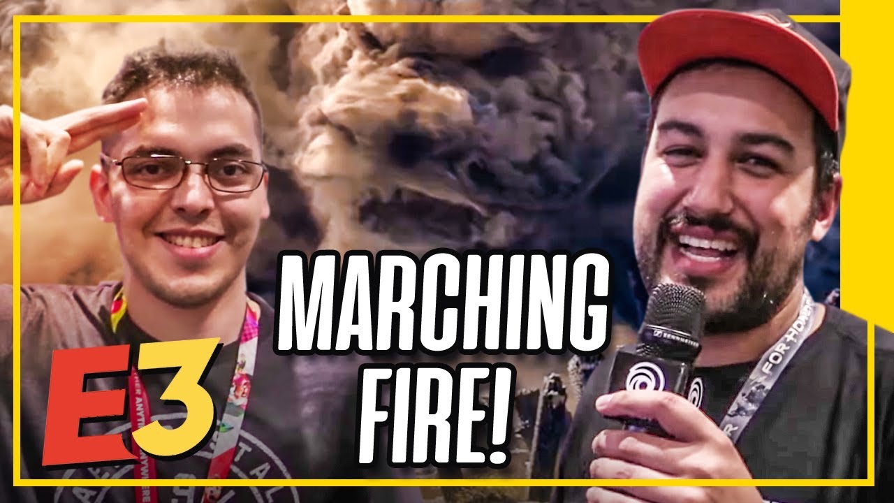 O QUE HAGAZO ACHOU DE FOR HONOR MARCHING FIRE? - E3 2018 - Ubisoft Brasil tinton falls