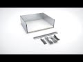 Vídeo: Extensão Interior Cinza 40 kg em Frente Vidro Legrabox Pure C