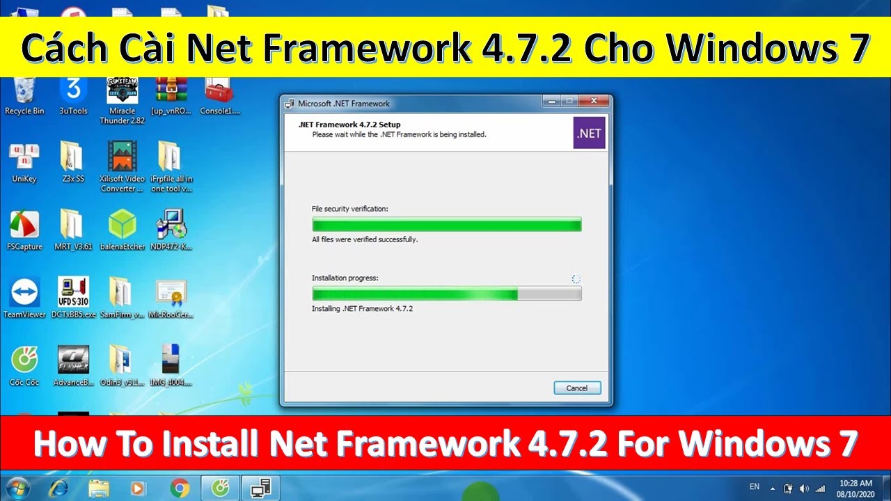 Cách Cài Net Framework 4.7.2 Cho Windows 7 | How To Install Net Framework 4.7.2 For Windows 7
