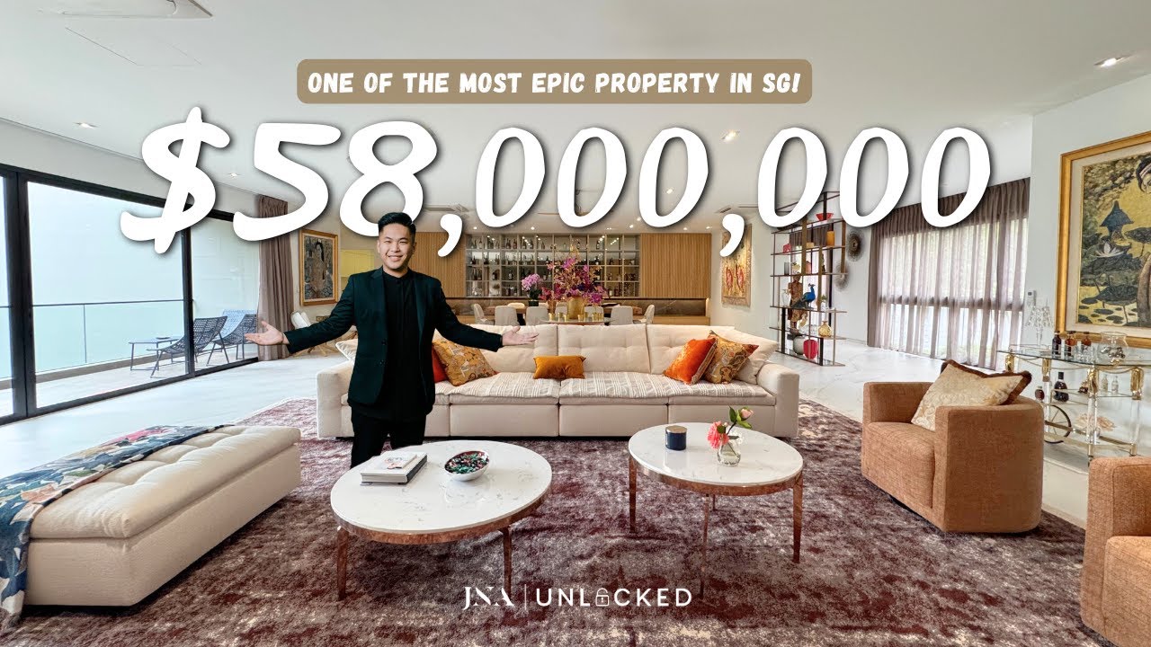 Inside a Singapore Good Class Bungalow | Hilltop Luxury right next to Jack Ma and CK Tang?!