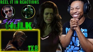 SHE-HULK 1x8 | REEL IT IN REACTION | Episode 8 | “Ribbit and Rip it” | Daredevil | Review
