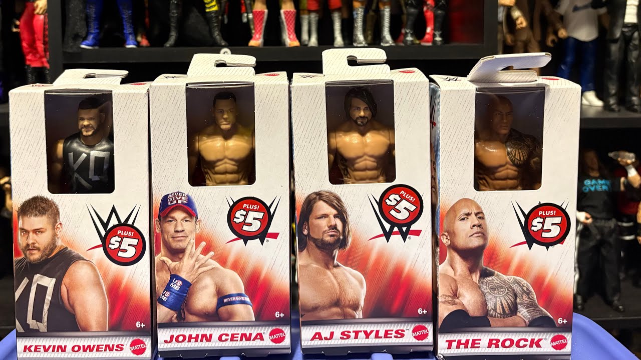 Checking Out The New WWE Dollar Store Figures 