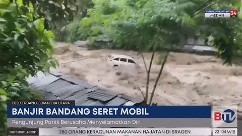 Wisata Pemandian Alam Sembahe Diterjang Banjir Bandang