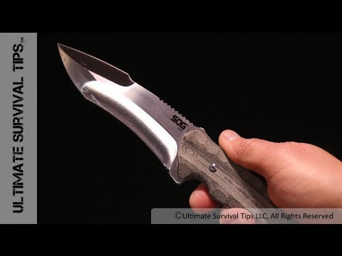 SHOT Show 2014  New SOG quot;Kikuquot; Fixed Blade Urban Tactical Knife 