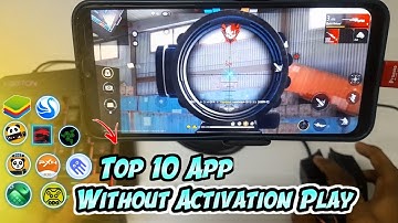 Top 10 App Without Activation Play Free Fire 🔥 / How To Play Free Fire With Keyboard Mouse On Mobile