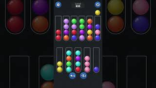 Ball Sort by Infinite Joy: Levels 834, 835