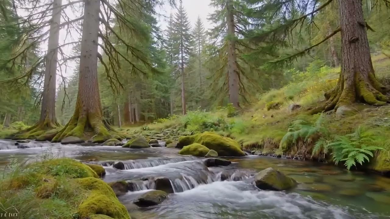 Soothing River Sounds for Inner Peace and Calm, Gentle Flowing Water for Deep Relaxation