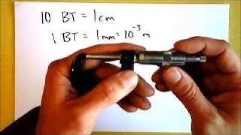 How to Use a Micrometer, In Your Face | Doc Physics