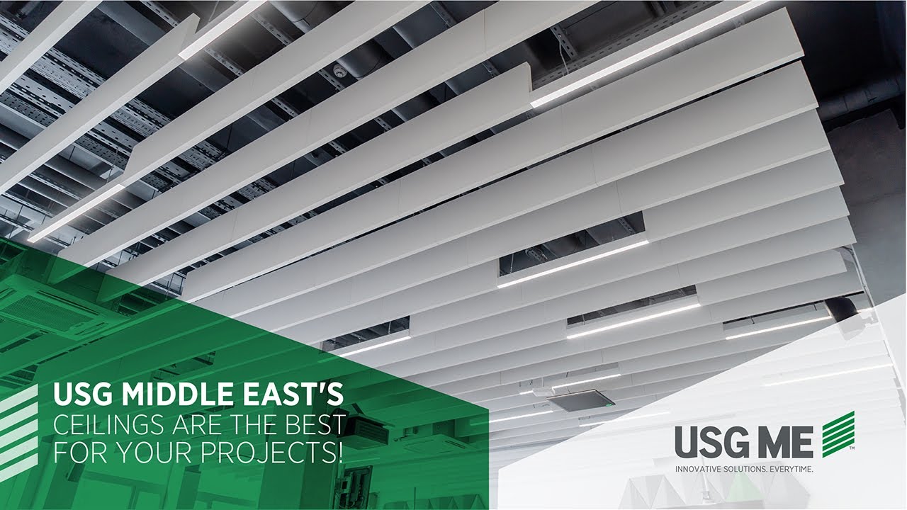 USG ceilings is the best for your projects! YouTube