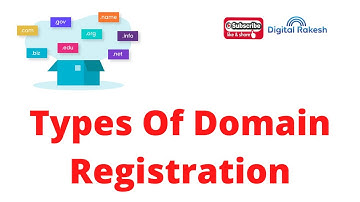 Types of domain registration | domain name registration | GoDaddy | google || Digital Rakesh