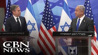 Blinken Reaffirms US-Israeli Ties in Post-Terror Visit, Urges Calm After Weekend of Violence